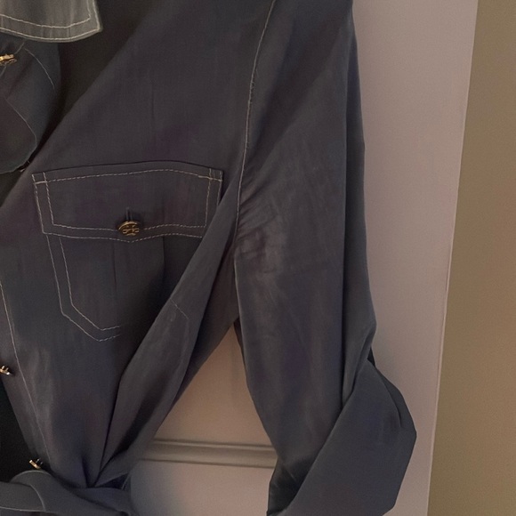 Tory Burch shirt dress. - Picture 3 of 7